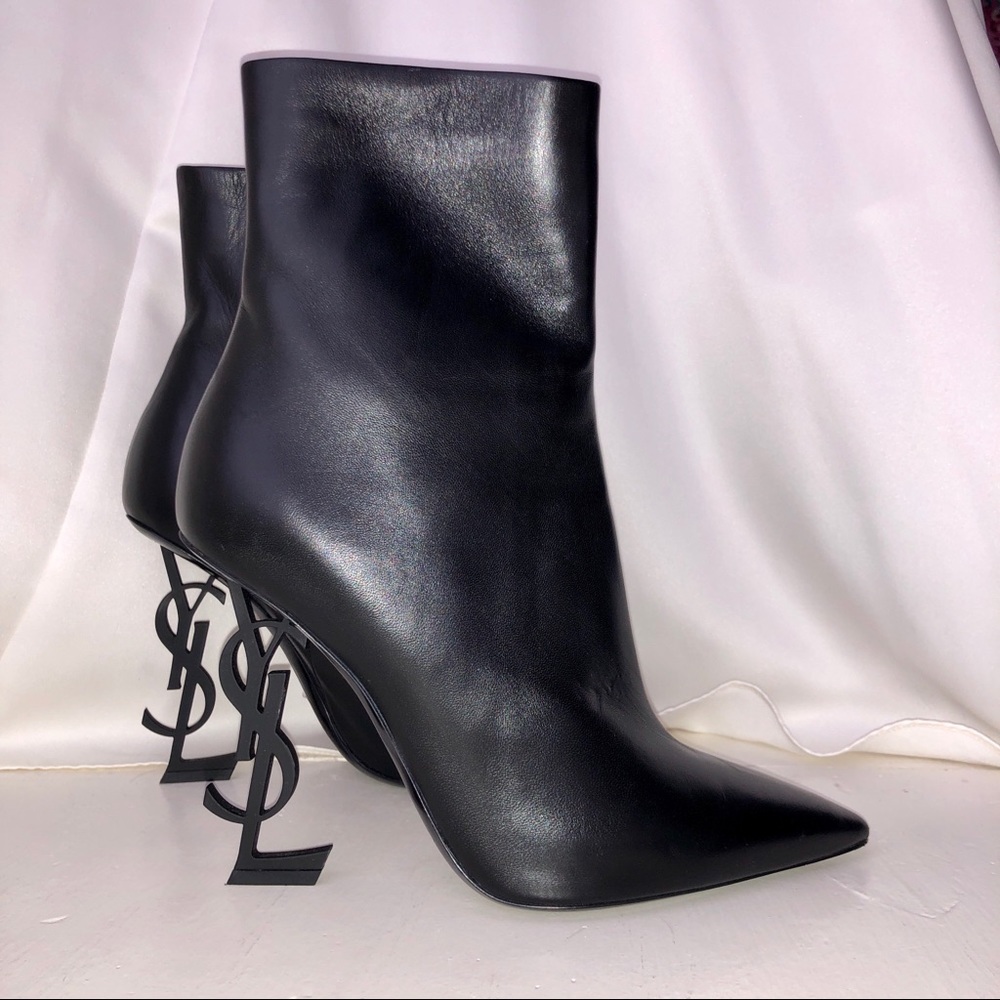 Yves Saint Laurent Opium Leather Booties